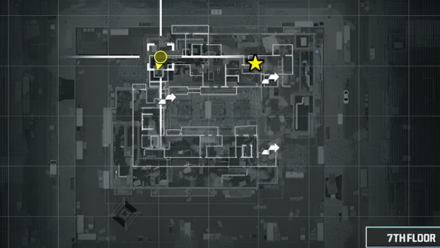 Modern Warfare 3 - Highrise Stuck Door Map