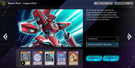 Master Duel - Mass Opening of Tickets