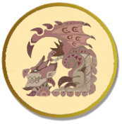Monster Hunter Now - Pink Rathian Large Monster Icon