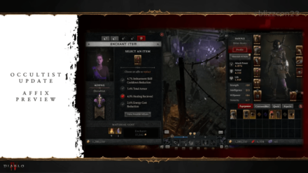 Diablo 4 - Occultist Update