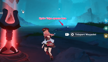 Genshin Impact - Unlock Teleport Waypoint by Hydro Tulpa