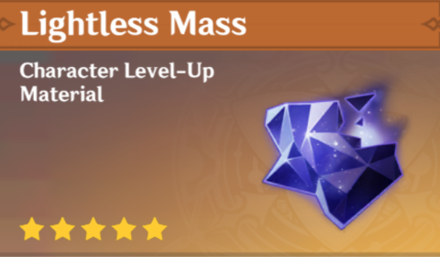 Genshin Impact - How to Get Lightless Mass and Effects