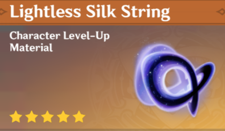 Genshin Impact - How to Get Lightless Silk String and Effects