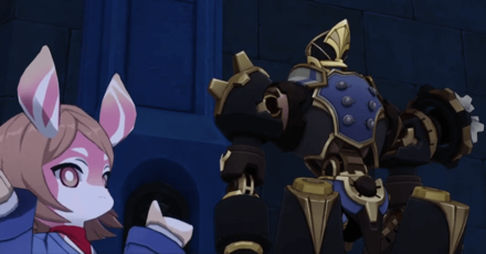 Genshin - Questioning Melusine and Answering Machine - Talochard and Curve