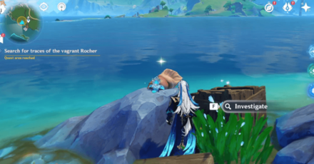 Genshin - Vagrants and Scamps Quest Guide - Search for traces of the vagrant Rocher