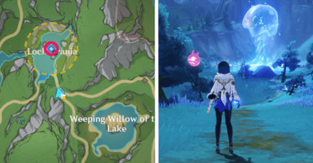 Genshin Impact - Furious Mouth of the Spring - Search For the Key Near the Mouth of the Spring