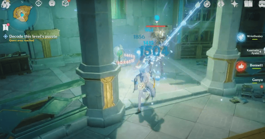 Genshin - defeat the Specialist Mek