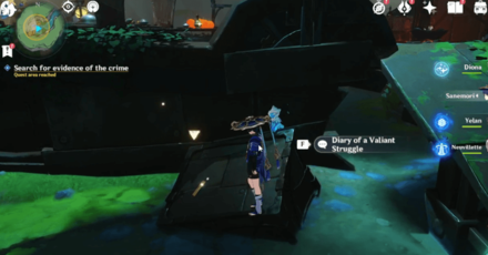 Genshin - The Red and the Black - Search for evidence of the crime