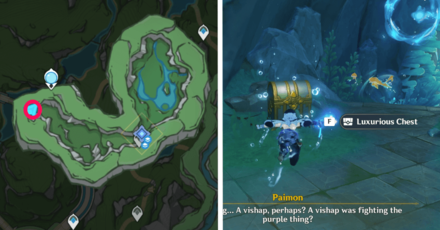 Genshin Impact - Within the Depths of Erinnyes - Loot the Luxurious Chest