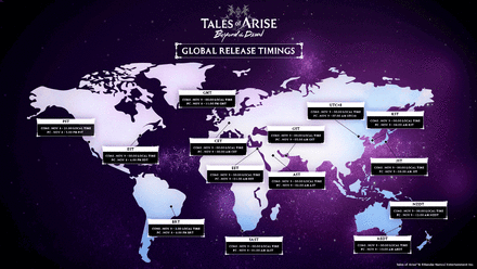 Tales of Arise Beyond the Dawn - Global Release Times