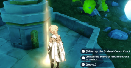 Genshin - Annapausis Changing Alignments by the fountain