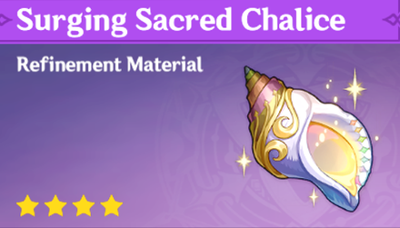 Genshin Impact - How to Get Surging Sacred Chalice and Effects