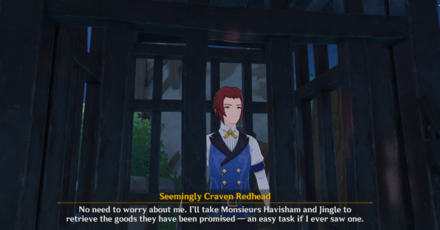 Genshin Impact - Impromptu Poem of the Crimson Dawn - Talk to the Redhead