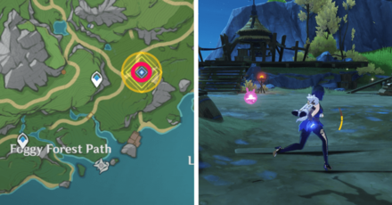 Genshin Impact - Impromptu Poem of the Crimson Dawn - Go to the Treasure Hoarder Camp