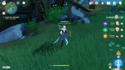 Genshin - Find Covault Southwest of the Waypoint