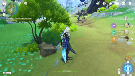 Genshin - Stealthily Follow the Couriers and Subdue Them