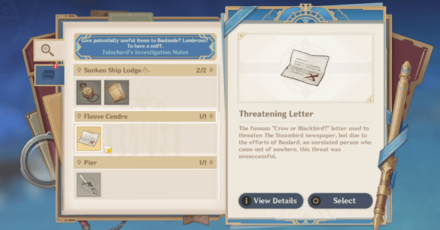 Genshin - Questions and Answers Quest -Give useful items to the puppy to have a sniff