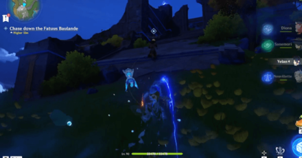 Genshin - Questions and Answers Quest - Chase down the Fatuus Baulande