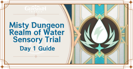 Genshin Impact - Misty Dungeon Realm of Water Sensory Trial Day 1 Guide