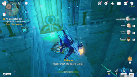 Genshin - Dive Underwater and Reach the Sealed Door