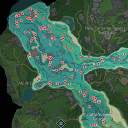 Genshin - Tidalga Locations - Liffey Region