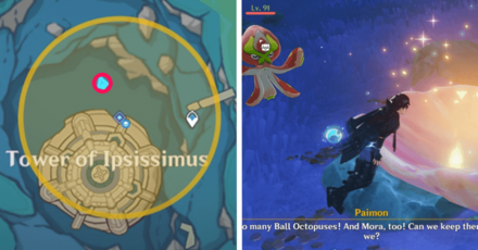 Genshin Impact - Wish-Fulfilling Treasure Hunt - Find the Sunken Coin Pouch