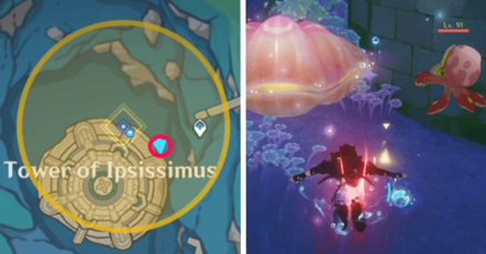 Genshin Impact - Wish-Fulfilling Treasure Hunt - Find the Tiny Conch