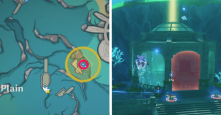 Genshin Impact - Wish-Fulfilling Treasure Hunt - Go to the Underwater Shelter