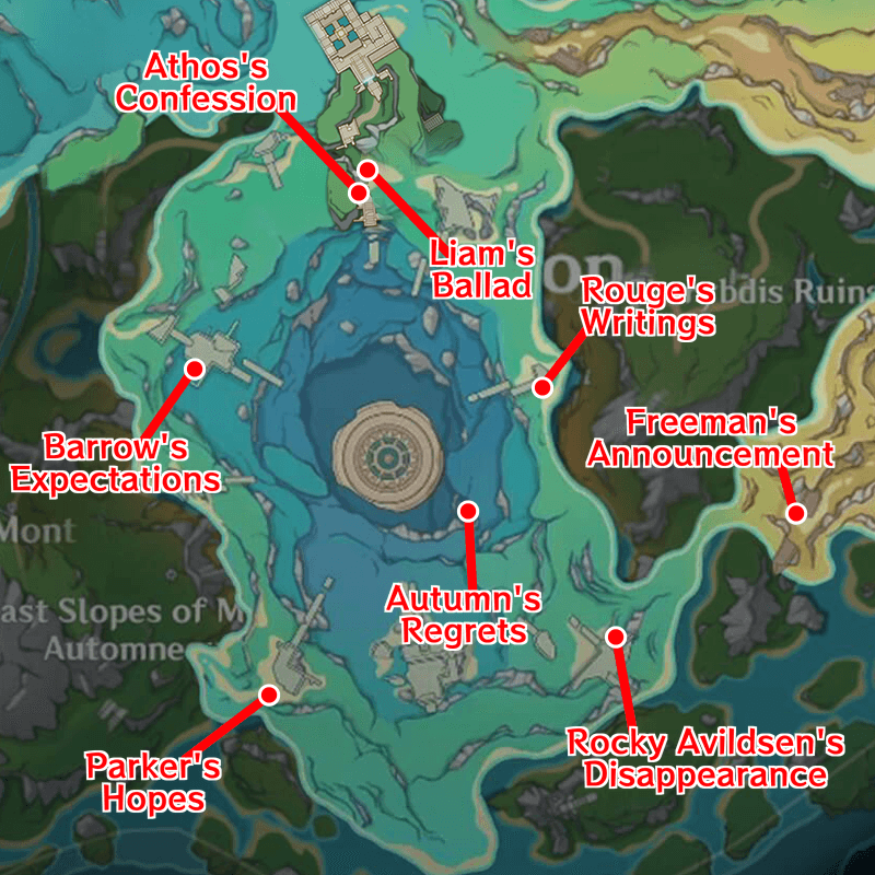 Genshin, Morte Region Map Location Guide