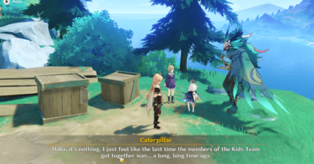 Genshin Impact - Happy Birthday - Talk with Lanoire and Caterpillar