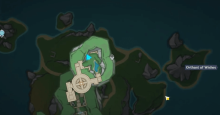 Genshin - Looking Glass Location - Orthant of Wish Location