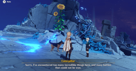 Genshin Impact Pursuit Walkthrough - Talk to the figure