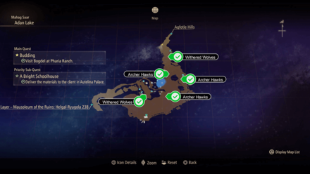 Tales of Arise - Withered Wolf and Archer Hawk locations