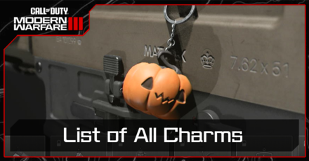 Modern Warfare 3 - List of All Charms