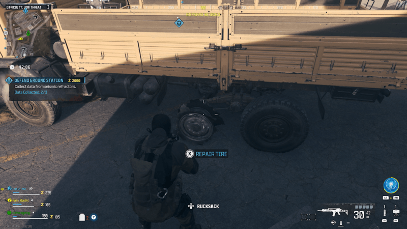 MW3 Repair Vehicle Tires