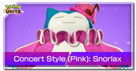 Pokemon UNITE - Concert Style Pink (Snorlax) Banner.png