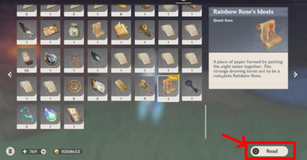 Genshin - Rainbow Rose