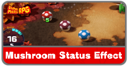 Super Mario RPG - Mushroom Status Effect