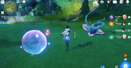 Genshin Impact - How to Solve Dew Bubbles and Branches - Can be Found in Erinnyes Forest and Morte Region