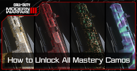 Modern Warfare 3 - How to Unlock All Mastery Camos
