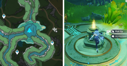 Genshin - Wilting Weeping Willow Teardrop Key