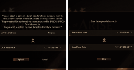 Tales of Arise - Transferring Your Save Data