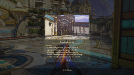 Tales of Arise - Training Grounds Rules