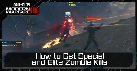 CoD MW3 - How to Get Special and Elite Zombie Kills