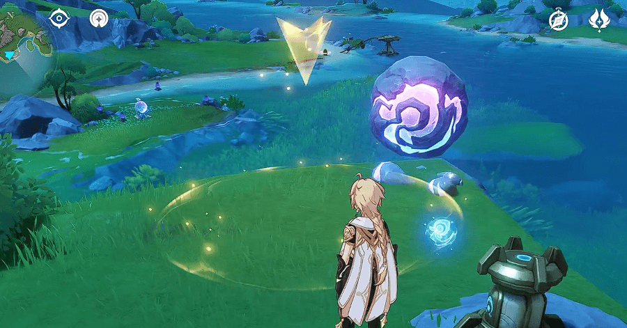 Genshin Impact - Potential Energy Orbs - Step into the Glowing Mark