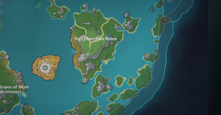 Genshin - Morte Region Map