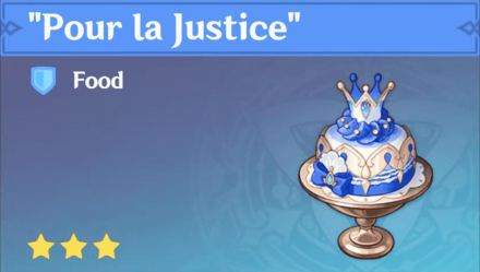 Genshin Impact - How to Get “Pour la Justice” and Effects