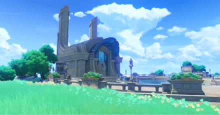 Genshin - Fontaine Viewpoint - A Distant Harbor