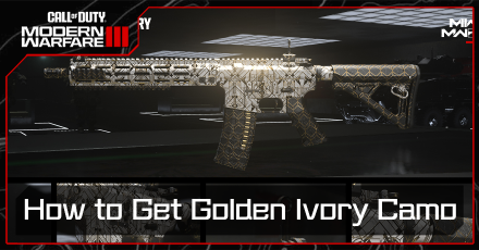 Modern Warfare 3 - How to Get Golden Ivory Camo