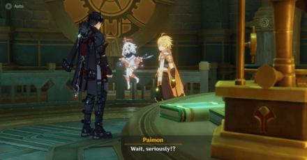 Genshin Impact Deluge of Wrathful Waters Walkthrough - Talk to Wriothesley